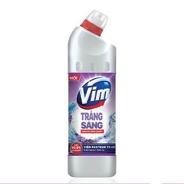 Nước Tẩy Bồn Cầu Vim Trắng Sáng Hương Oải Hương chai 880ml