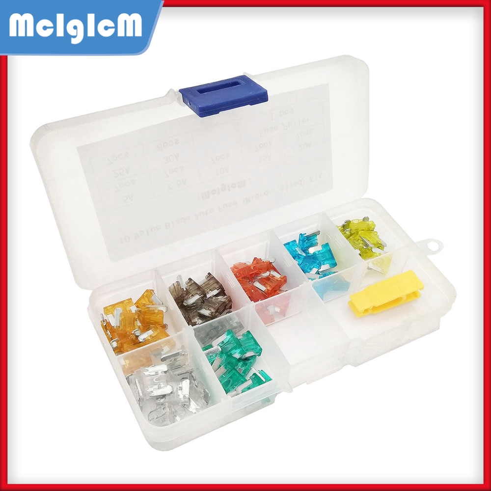 Fuse Box Auto Micro Fuse 7 Values Blade Mixed Car Fuse Kit Assortment