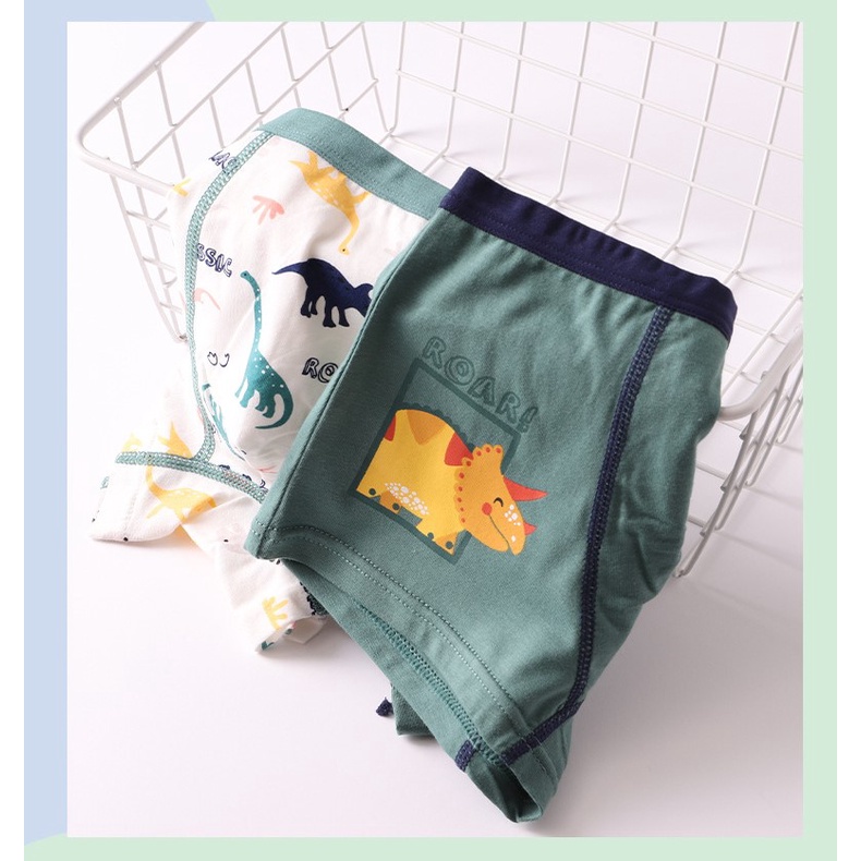 Quần chip đùi bé trai sét 2 quần lót nam trẻ em sịp cho bé từ 10-45kg
