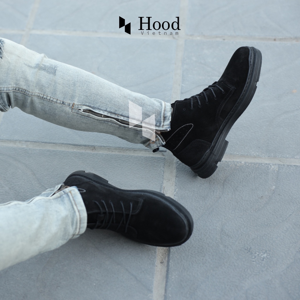 Giày Dor Boots Suede - Da bò lộn cao cấp 100% - Đế kếp cao su đúc nguyên khối - Bảo hành 12 tháng #thehood