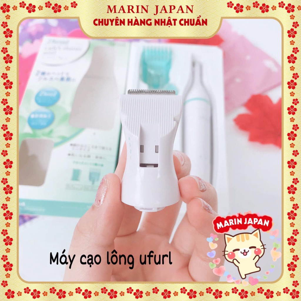 Máy Wax cạo lông toàn thân body và mặt 3 lưỡi trong 1 siêu tiện lợi Lady's Shaver Mini chuẩn hàng nội địa Nhật Bản