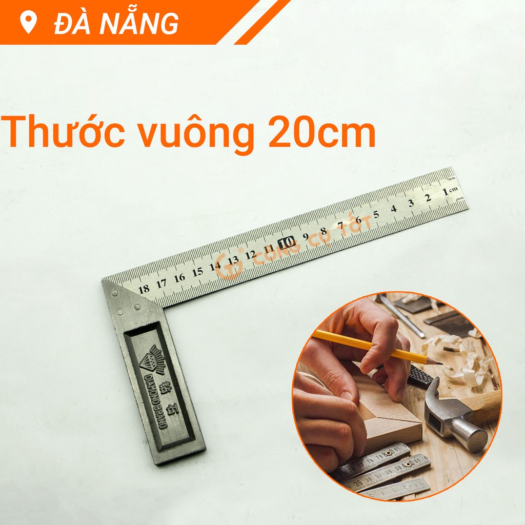 Thước vuông Berrylion 20cm