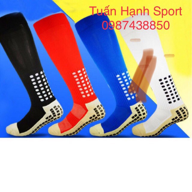 Tất đá bóng hàng đẹp ⭐️có 7 màu ⭐️ siêu co giãn chống trơn hàng có sẵn
