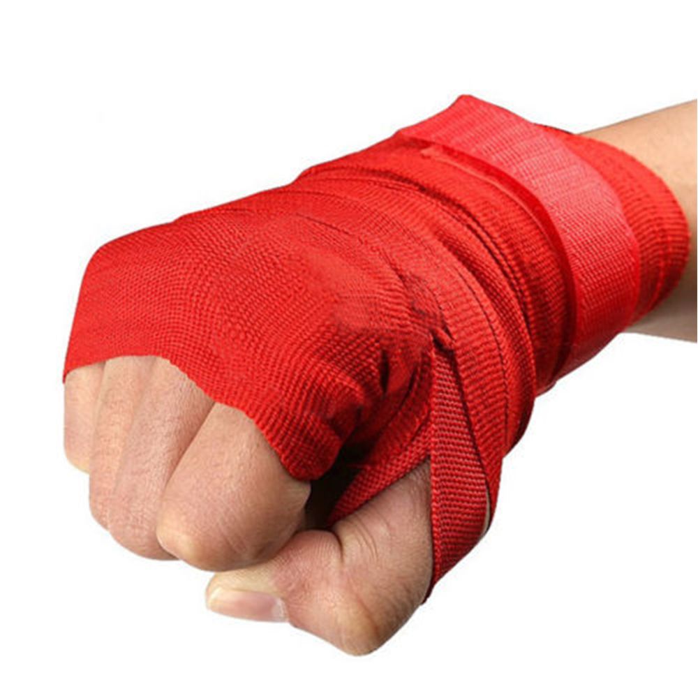 Đai Quấn Bảo Vệ Cổ Tay Bằng Cotton Hỗ Trợ Tập Boxing Nhiều Màu Siêu Bền Tiện Dụng