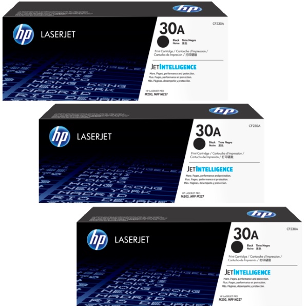 Mực in HP 30A  Black LaserJet  – HP Pro M227sdn/ M227fdn/ M227fdw/ M203dw/ M203dn - Hàng HP Việt Nam