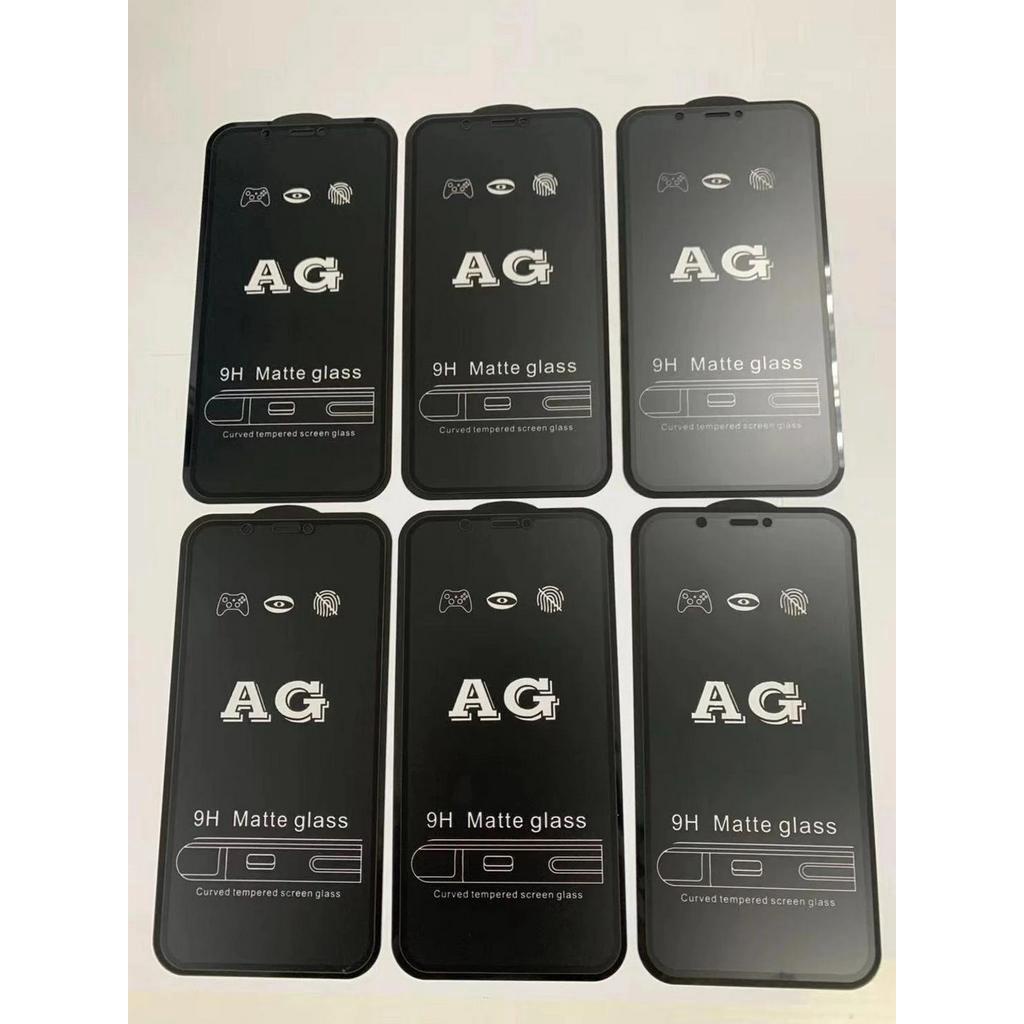 AG Matte Kính Cường Lực Full Màn Chống Vân Tay Mồ Hôi For Samsung Galaxy S24 S23 S22 S21 Plus S20 FE M34 M54 M15 M14 M62 M53 M52 M32 M22 M51 M31s A11 M11 M21 M31 M30s M21s M12 5G 4G