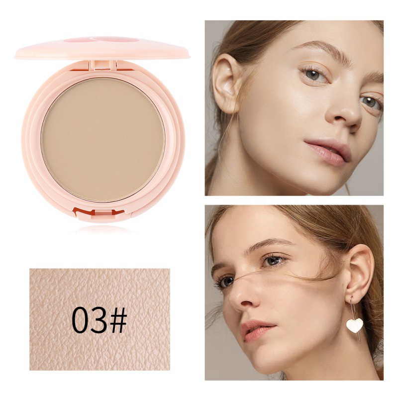 [Hàng mới về] Phấn che khuyết điểm có chất lì che phủ lỗ chân lông làm sáng tông màu da dành cho trang điểm mặt