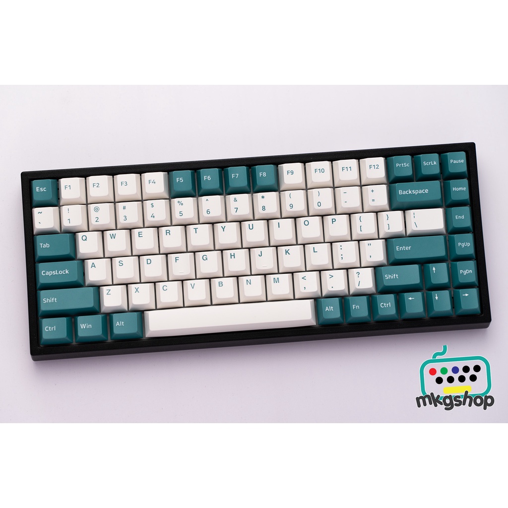 Keycap Lam ngọc nhựa PBT in doubleshot 144 nút bàn phím cơ, cherry profile