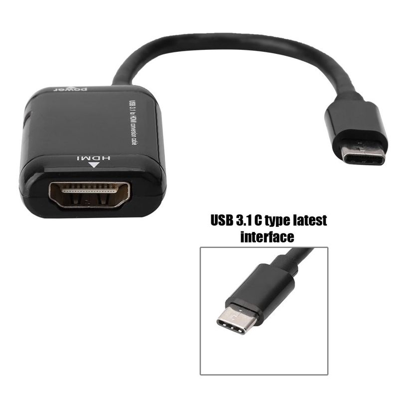 Cáp Chuyển Đổi Usb-C Type C Sang Hdmi Usb 3.1 Cho Mhl Android Phone Tablet