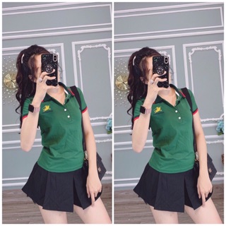 Áo thun thái cổ bẻ siêu đẹp