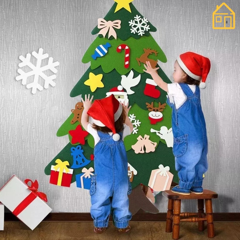 Set 25 / 33 / 40 Phụ Kiện Treo Trang Trí Giáng Sinh Ba Chiều DIY Sản Phẩm Giáng Sinh Sản Phẩm Giáng Sinh