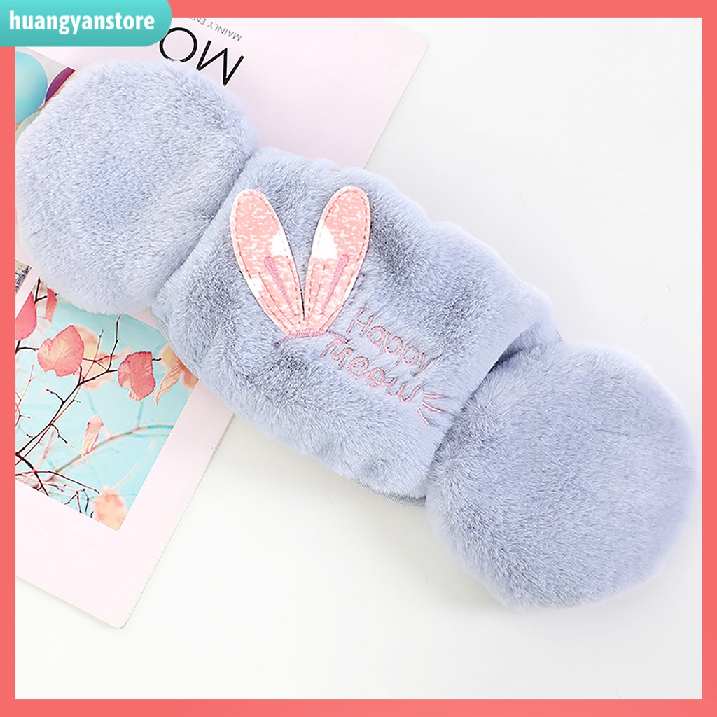 HY| Mặt nạ che mặt ấm áp trong mùa đông họa tiết hoạt hình cho nữ