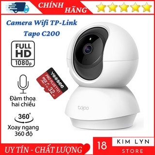 Mua Camera Wifi TP-Link Tapo C200 Ngoài Trời Full HD 1080P Xoay 360 Độ Giám Sát An Ninh - Bảo Hành 12 Tháng