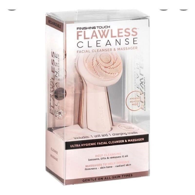 MÁY RỬA MẶT MASSAGE FLAWLESS CHẾ ĐỘ RUNG KÉP SIÊU SẠCH