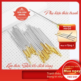 Kim thêu tranh chữ thập - 10 cái kim thêu chữ thập