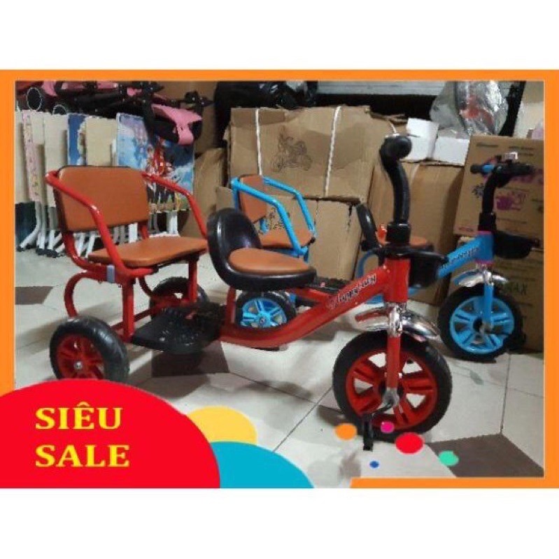 Xe lích lô đôi xe thăng bằng cho bé