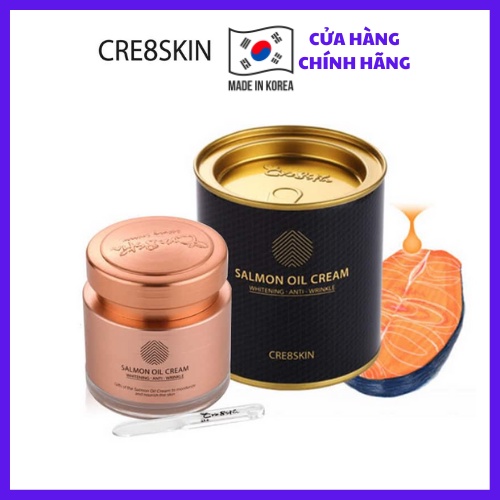 KEM CÁ HỒI-Kem Dưỡng Ẩm trắng da và chống lão hóa chiết xuất Cá Hồi Salmon oil cream cao cấp chính hãng Hàn