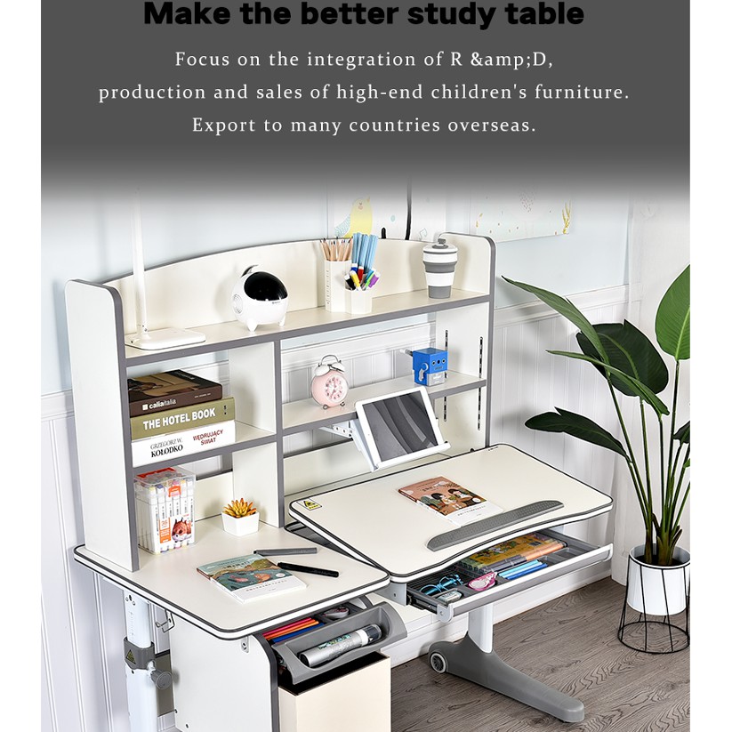 Bàn Học Thông Minh Chống Gù Chống Cận DISNEY 1205 (cốt gỗ tự nhiên) phù hợp 4-18 tuổi _MOMOMART | BigBuy360 - bigbuy360.vn