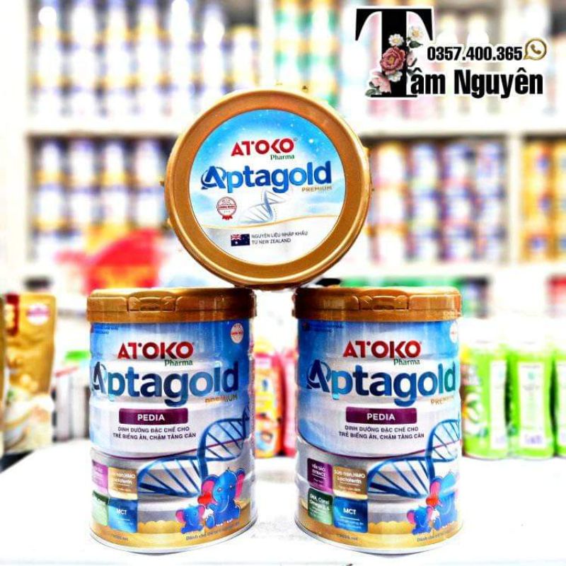 Sữa bột Aptagold Premium Pedia 900g