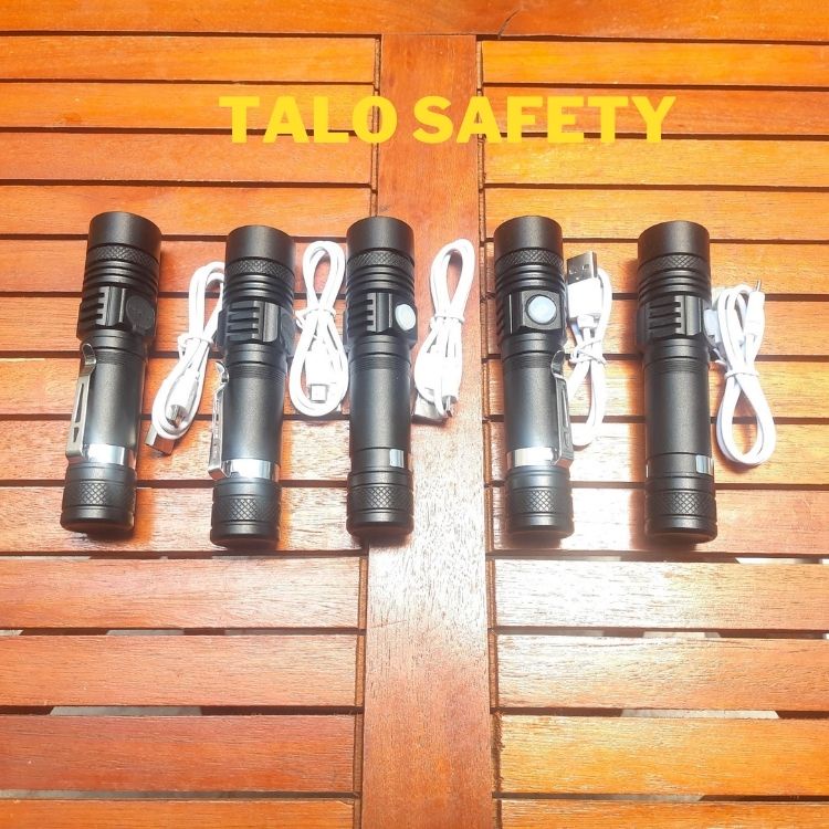 Đèn pin siêu sáng cầm tay mini led T6 MÃ 20, pin 18650 chống nước tốt