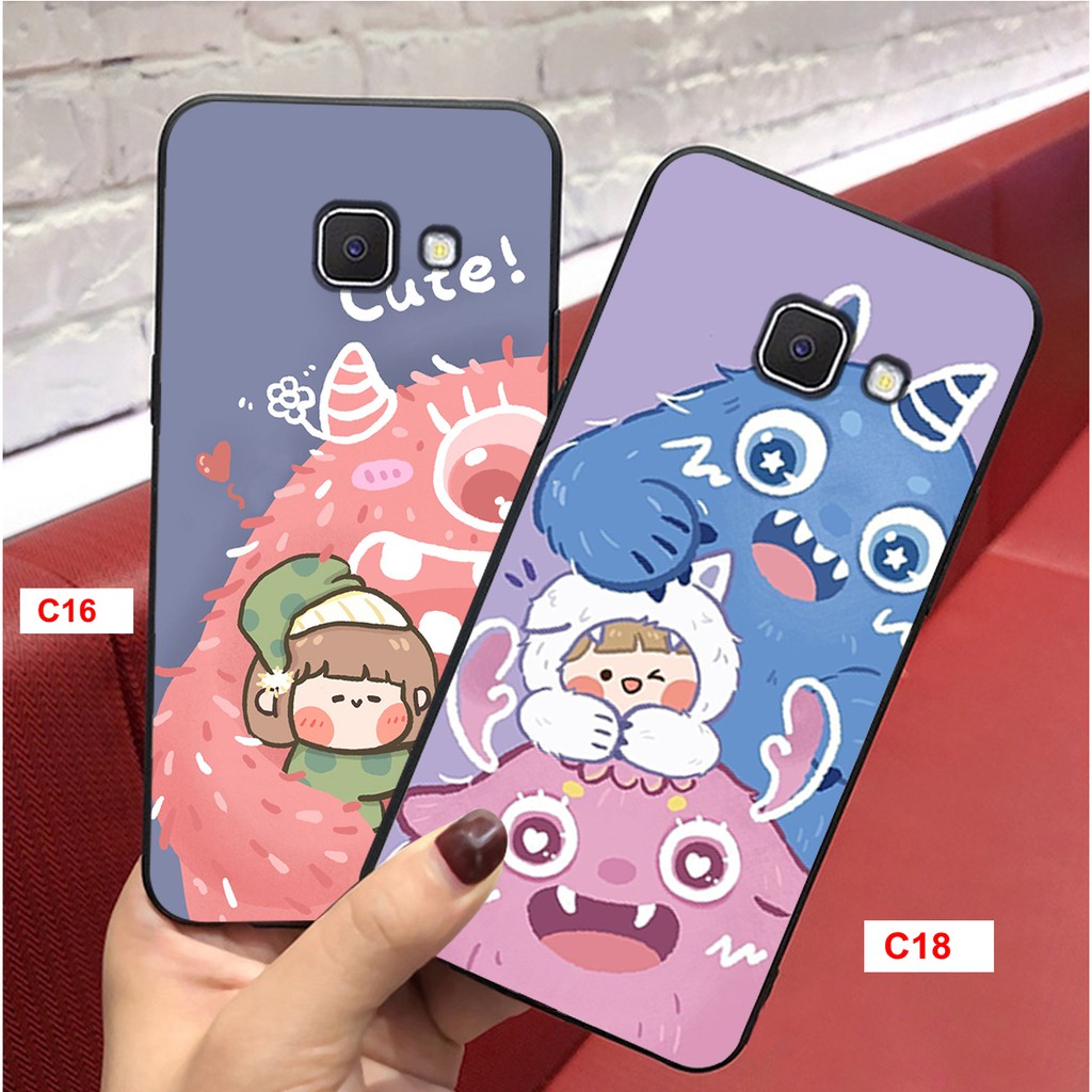Ốp Samsung J7 prime - j5 prime - J4plus/j4 core - A720 (A7 2017) - A520 (A5 2017) In Họa Tiết Hoạt Hình Dễ Thương