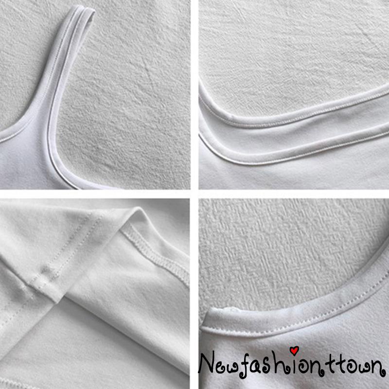 Áo croptop cổ vuông màu sắc đơn giản thời trang dành cho nữ