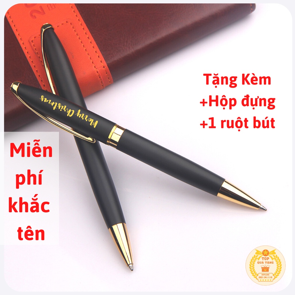 Bút ký cao cấp khắc tên Logi xoay mở ngòi PX079 - Quà tặng sinh nhật, thầy cô bạn bè người thân
