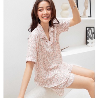 [O] VIBES Đồ bộ Pijama Mặc Nhà Blossom Py Set