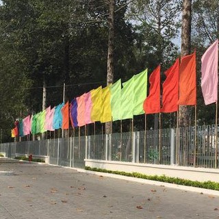 01 bộ Cờ Phướn, cờ chuối 6 màu size 65x180cm