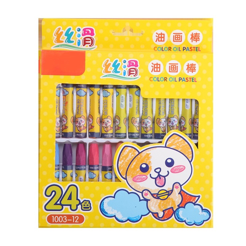 Bút Sáp Dầu COLOR OIL PASTEL Chuẩn Màu Không Độc Hại 12/18/24/36 Màu
