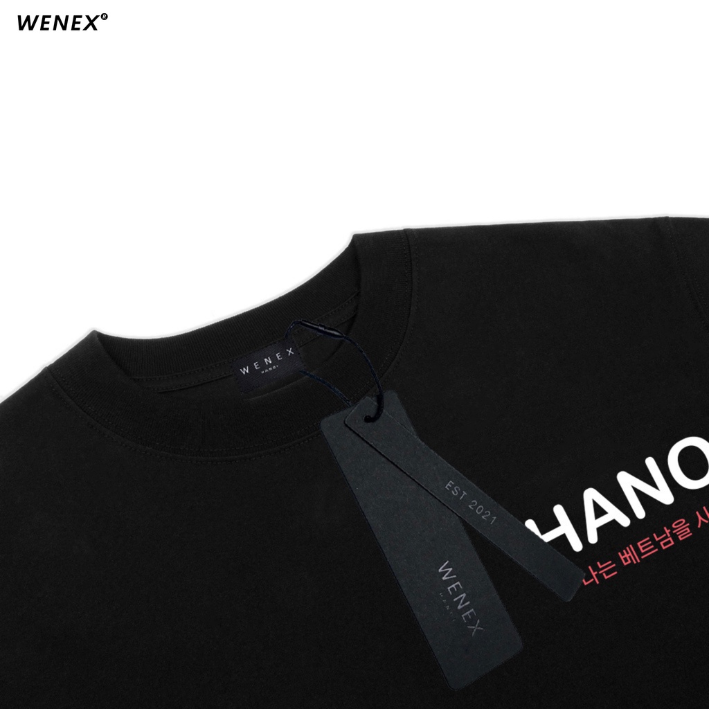 Áo Thun Tay Lỡ WENEX Phông Unisex Nam Nữ Cotton Oversize Form Rộng Local Brand EST 2021 Basic Signature