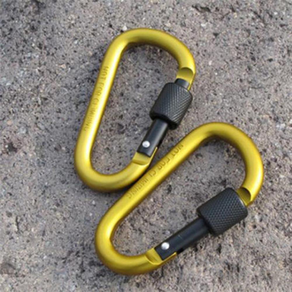 1 Chiếc Kẹp Nhôm EDC Hình Chữ D