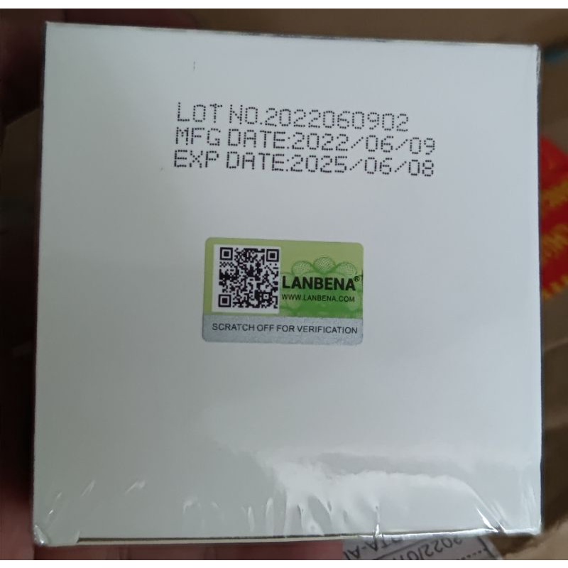 Combo Lanbena Mặt nạ mắt và Serum trắng da Vitamin C