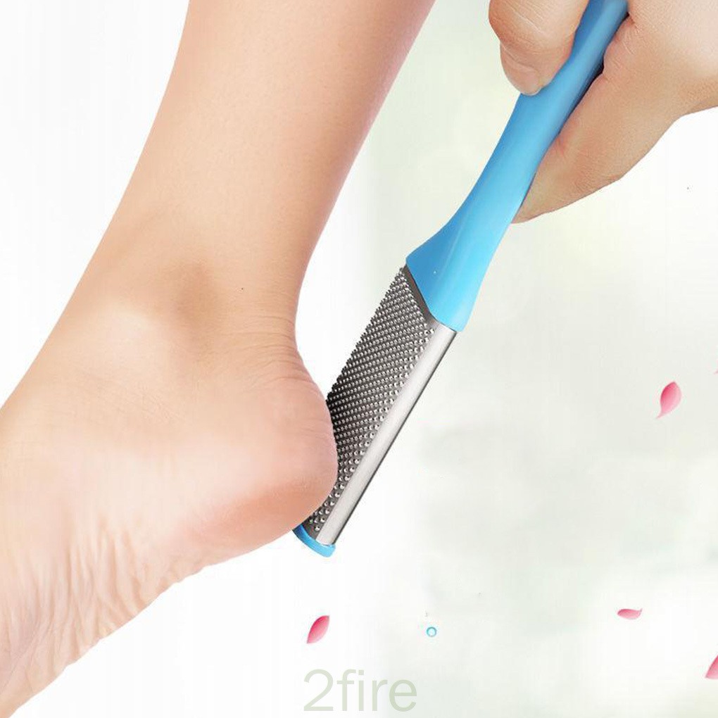 Dụng cụ chà gót chân tẩy da chết bằng thép không gỉ