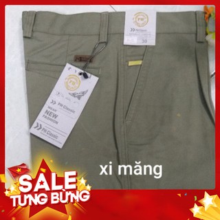 Quần kaki trung niên xếp ly - Hàng nhập khẩu