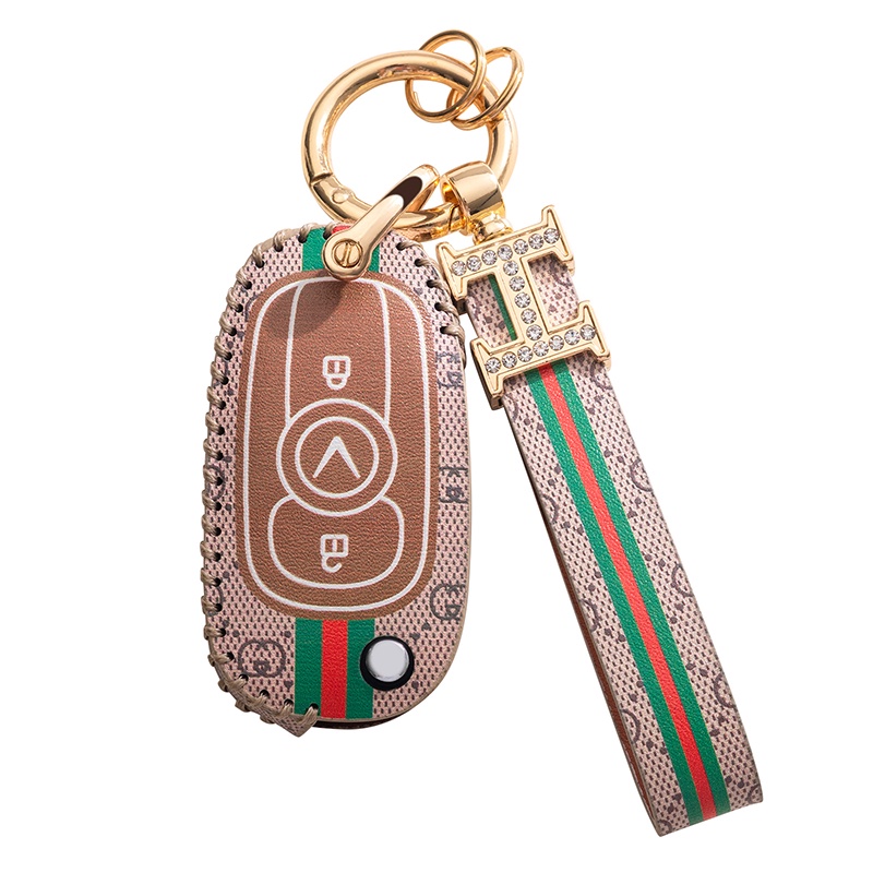 bọc chìa khoá smartkey Vinfast Fadil handmade da thật 001