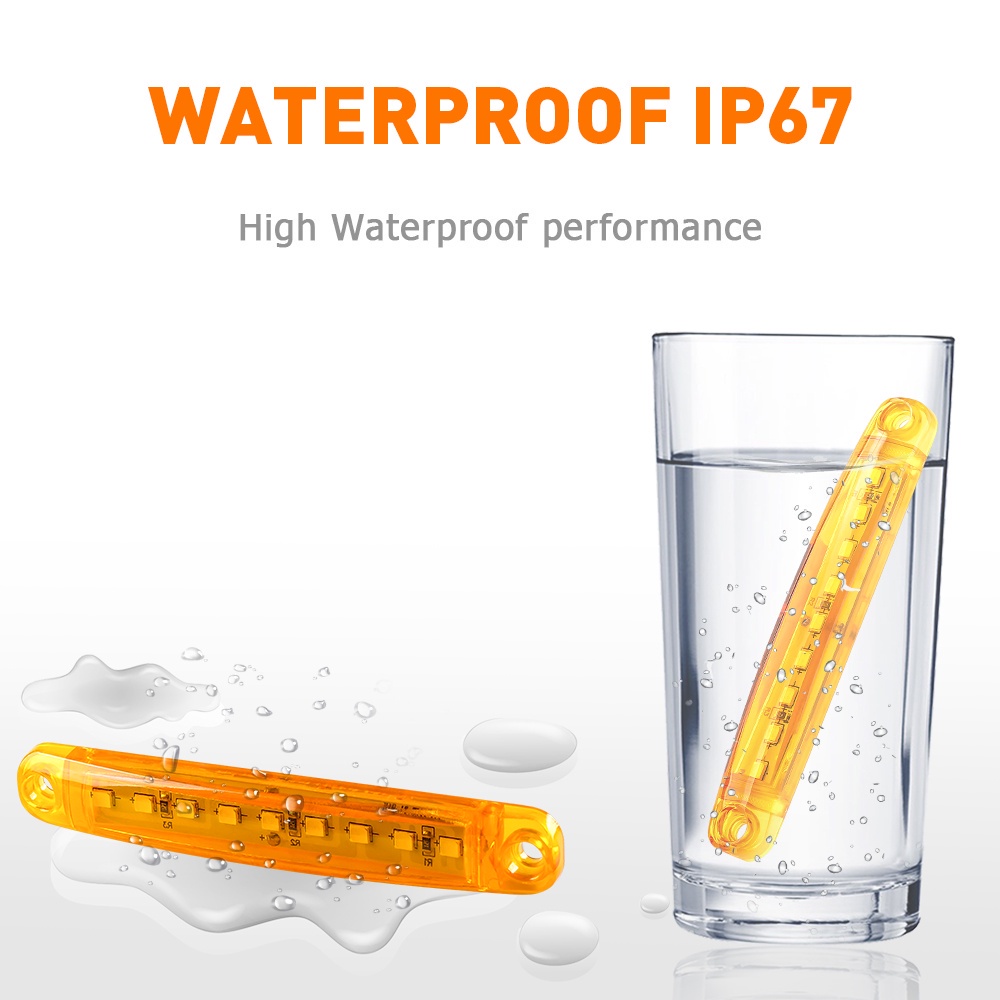 Đèn led Tín Hiệu 12V-24V 9 Bóng Cho Xe Hơi