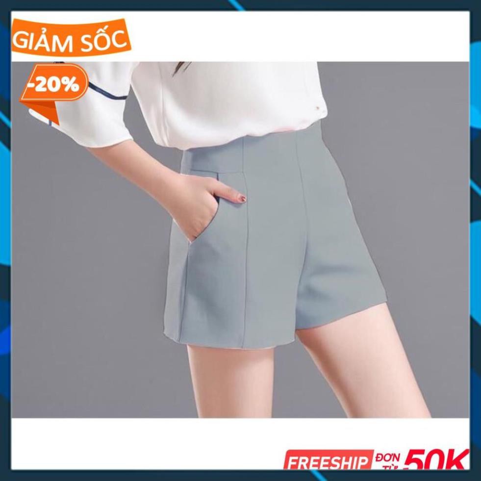 Quần sooc nữ cạp cao cho nữ, quần short cạp cao chất tuyết mưa siêu hot mã leg022