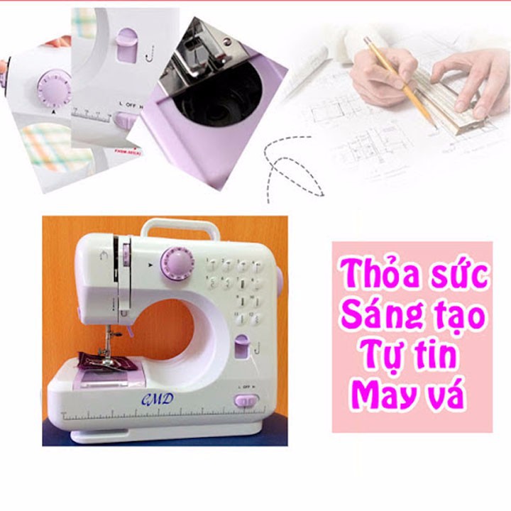 Máy may gia đình cao cấp FHSM 505A cao cấp nhỏ gọn