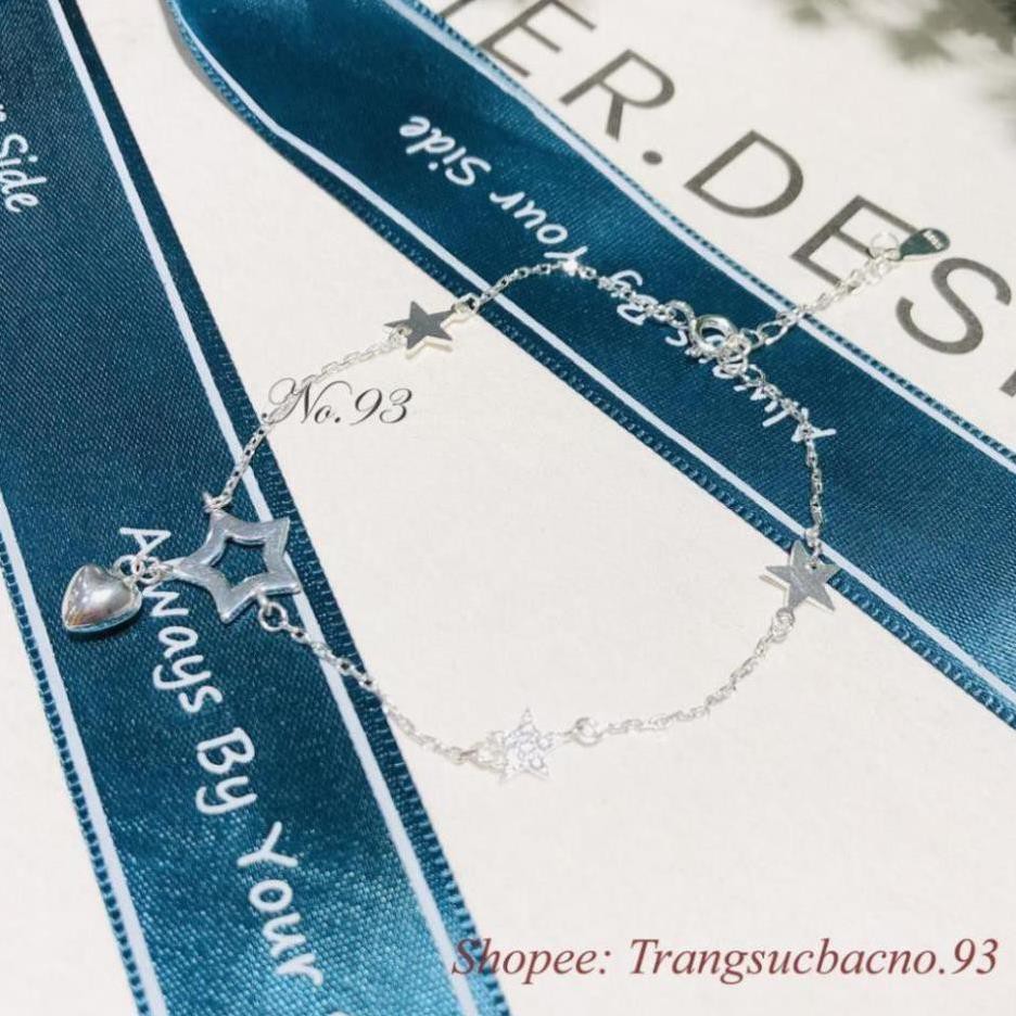 (BẠC CHUẨN)  LẮC TAY BẠC CHO NỮ ĐẸP TRANG SỨC CAO CẤP NO.93 VÒNG TAY BẠC ĐẸP  SILVER x a . | BigBuy360 - bigbuy360.vn