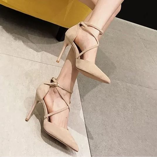 Giày Cao Gót Mũi Nhọn Quyến Rũ Cho Nữ 2021