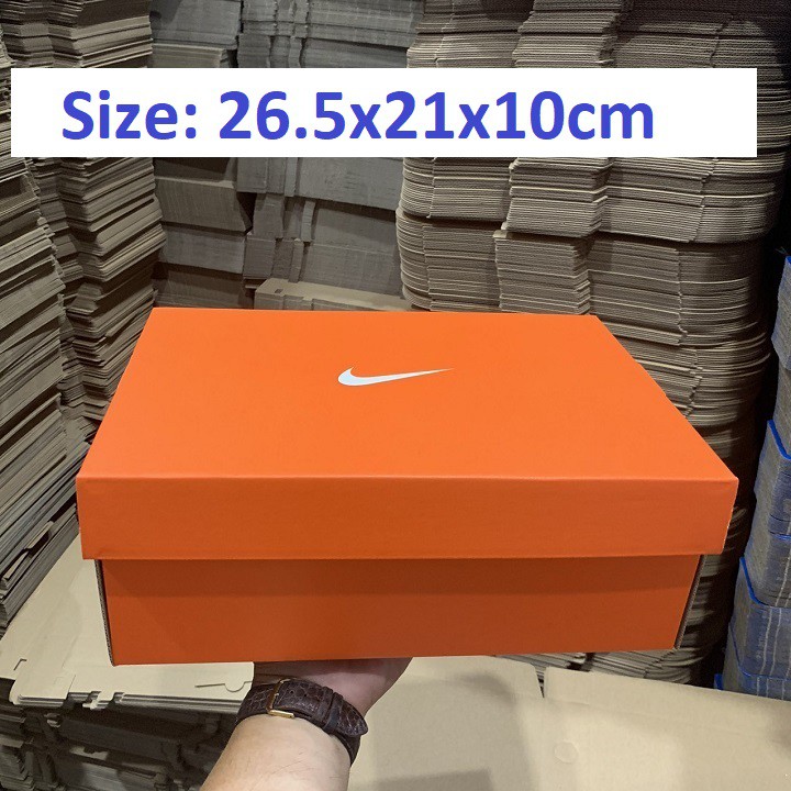 COMBO 10 Hôp đựng giày dép Chính Hãng NIKE Size: 26.5x21x10cm