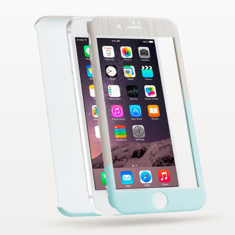 Ốp điện thoại nhựa cứng thiết kế vân đá cẩm thạch bảo vệ 2 mặt 360 độ cho iPhone 5 5S SE X