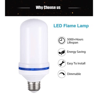 Bóng Đèn LED E27 Tạo Hiệu Ứng Ngọn Lửa 6W 85V-265V