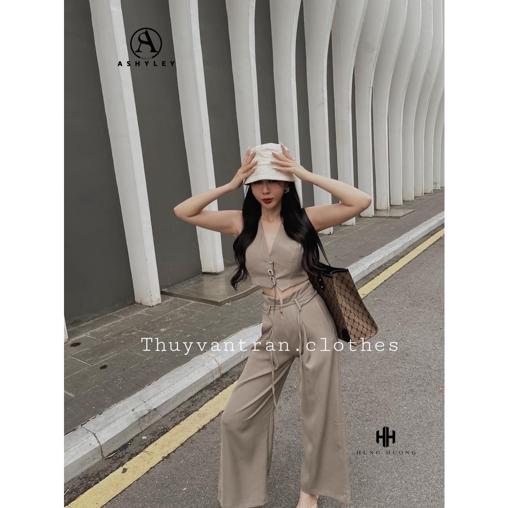 SET ÁO VEST GILE QUẦN XUÔNG BELT DÀI HOT HIT