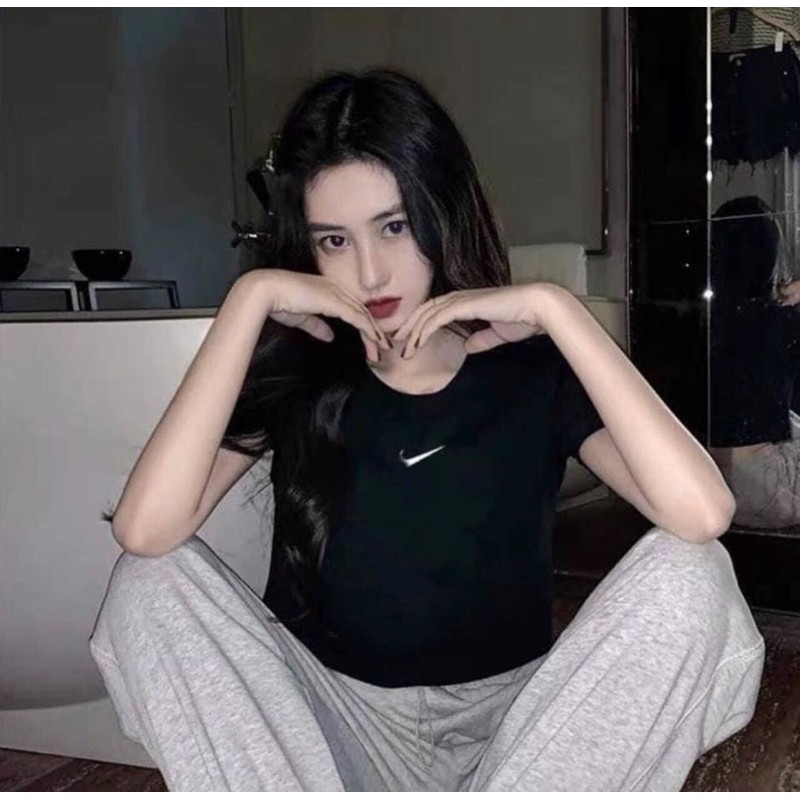 Áo Thun Croptop Dấu Phẩy, Áo Phông Dáng Ngắn