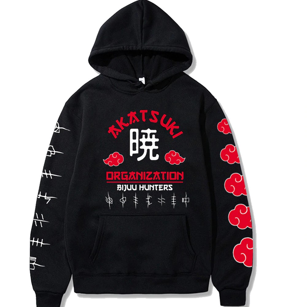 BST ÁO NARUTO HOODIE HÌNH AKATSUKI UCHIHA, SASUKE , NARUTO ANIME KÈM QUÀ TẶNG 💖
