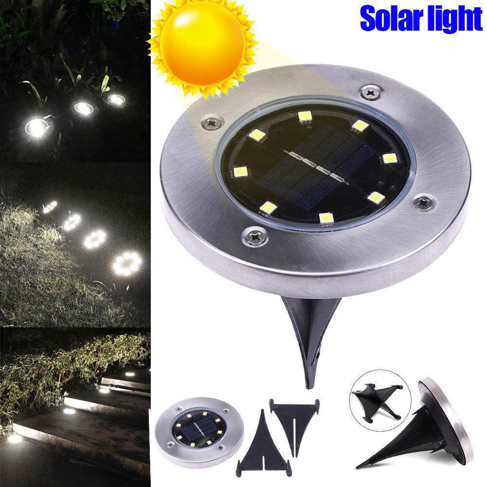 Đèn led 8 bóng năng lượng mặt trời