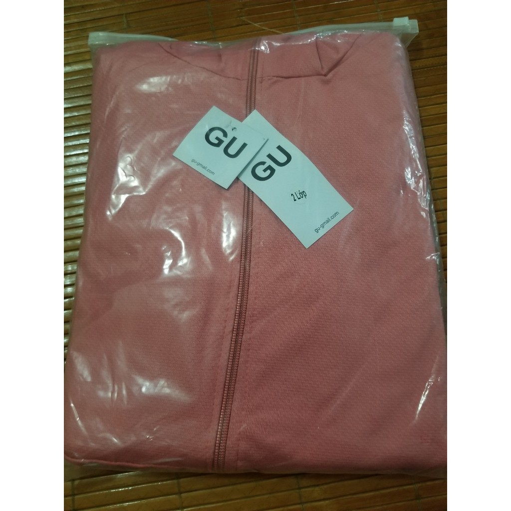 Áo chống nắng toàn thân thời trang GU vải 2 lớp thoáng mát chống tia UV bản cao cấp | BigBuy360 - bigbuy360.vn