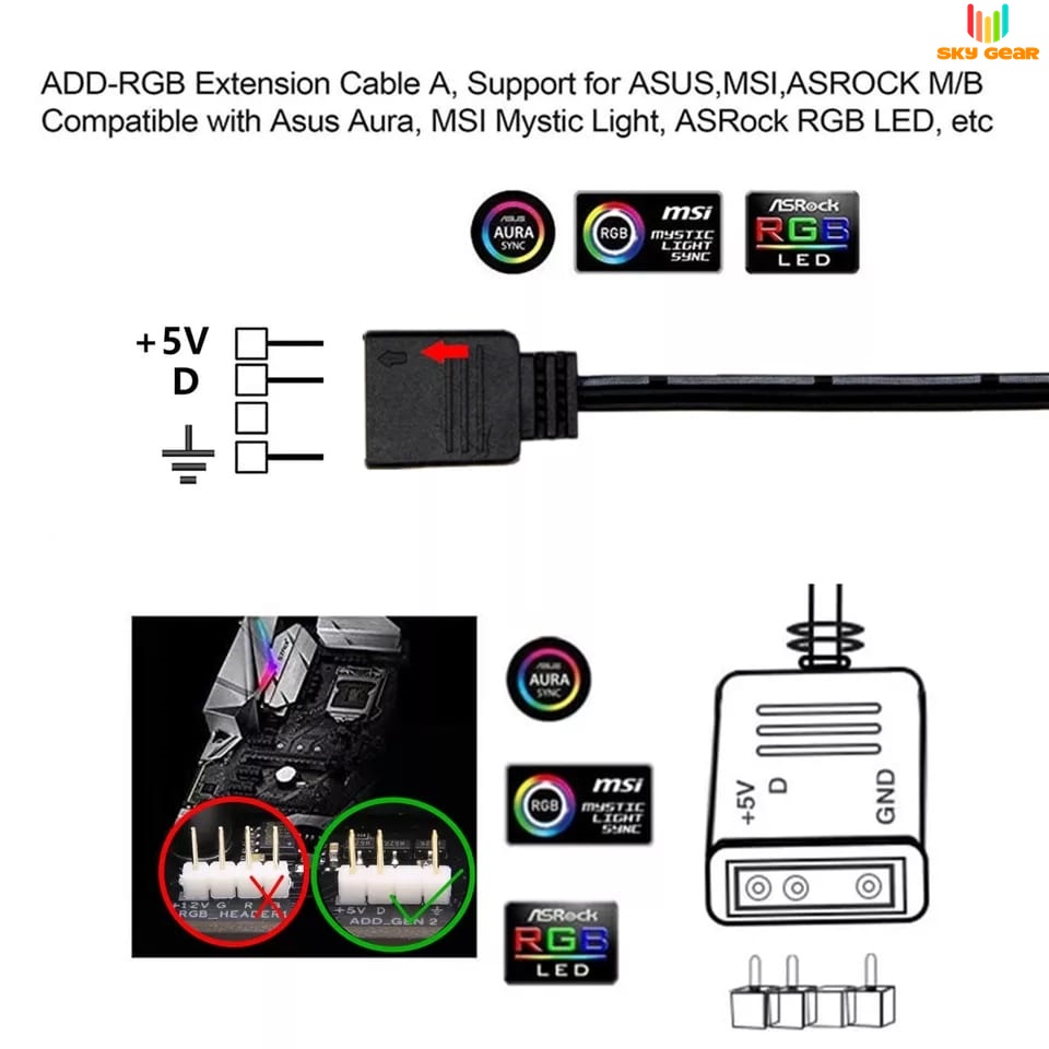 Tản nhiệt RAM Led ARGB